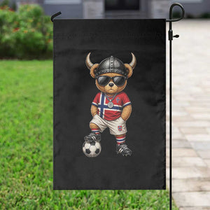 Norway Soccer Fan Garden Flag Cool Viking Bear Nordic Football Norwegian Flag TS10 Print Your Wear