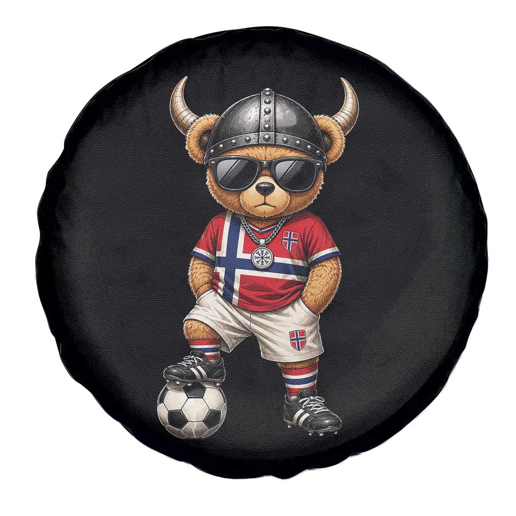 Norway Soccer Fan Spare Tire Cover Cool Viking Bear Nordic Football Norwegian Flag TS10 Print Your Wear