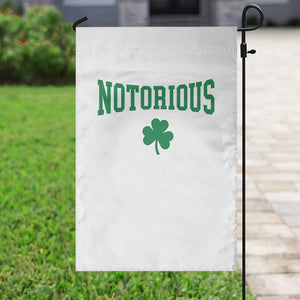 Irish Pride Boxing Fighting Notorious Garden Flag Retro Shamrock Varsity Irish Lucky Clover Graphic TS10 Print Your Wear