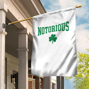 Irish Pride Boxing Fighting Notorious Garden Flag Retro Shamrock Varsity Irish Lucky Clover Graphic TS10 Print Your Wear