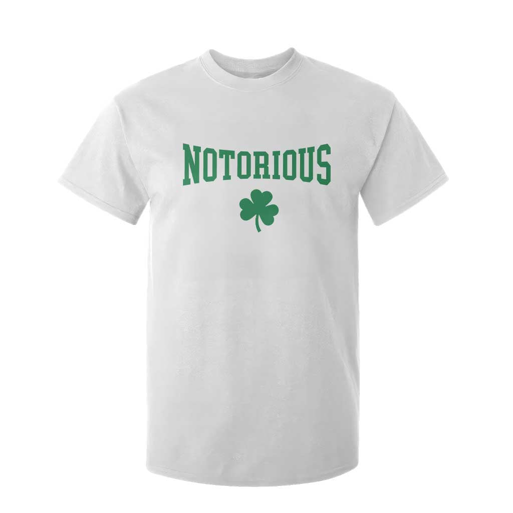 Irish Pride Boxing Fighting Notorious T Shirt For Kid Retro Shamrock Varsity Irish Lucky Clover Graphic TS10 White Print Your Wear