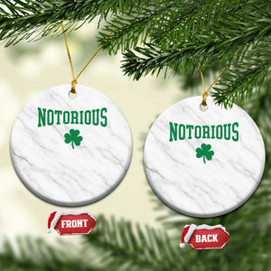 Irish Pride Boxing Fighting Notorious Ceramic Ornament Retro Shamrock Varsity Irish Lucky Clover Graphic TS10 1pc White Marble Print Your Wear