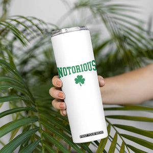 Irish Pride Boxing Fighting Notorious Skinny Tumbler Retro Shamrock Varsity Irish Lucky Clover Graphic TS10 Print Your Wear