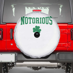 Irish Pride Boxing Fighting Notorious Spare Tire Cover Retro Shamrock Varsity Irish Lucky Clover Graphic TS10 White Print Your Wear