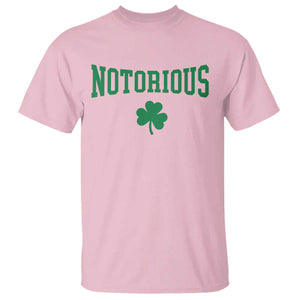 Irish Pride Boxing Fighting Notorious T Shirt Retro Shamrock Varsity Irish Lucky Clover Graphic TS10 Light Pink Print Your Wear