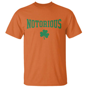 Irish Pride Boxing Fighting Notorious T Shirt Retro Shamrock Varsity Irish Lucky Clover Graphic TS10 Orange Print Your Wear