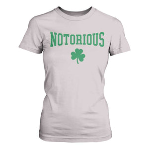 Irish Pride Boxing Fighting Notorious T Shirt For Women Retro Shamrock Varsity Irish Lucky Clover Graphic TS10 Ice Gray Print Your Wear