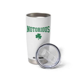 Irish Pride Boxing Fighting Notorious Tumbler Cup Retro Shamrock Varsity Irish Lucky Clover Graphic TS10 Print Your Wear