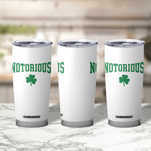 Irish Pride Boxing Fighting Notorious Tumbler Cup Retro Shamrock Varsity Irish Lucky Clover Graphic TS10 Print Your Wear