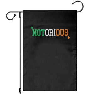 Irish Pride Boxing Fighting Notorious Garden Flag Irish Flag Lucky Shamrock Graphic TS10 Black Print Your Wear