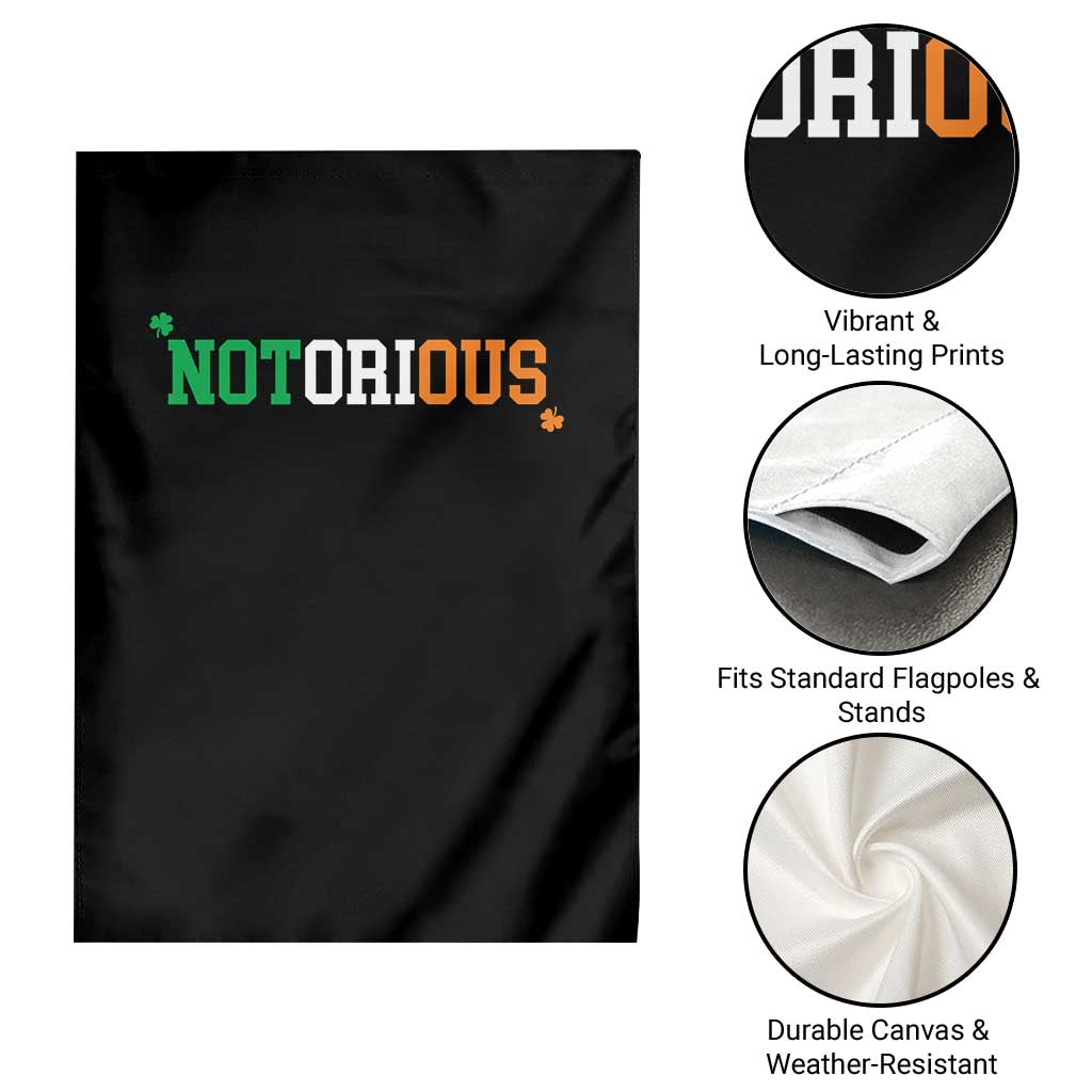 Irish Pride Boxing Fighting Notorious Garden Flag Irish Flag Lucky Shamrock Graphic TS10 Print Your Wear