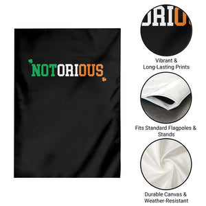 Irish Pride Boxing Fighting Notorious Garden Flag Irish Flag Lucky Shamrock Graphic TS10 Print Your Wear
