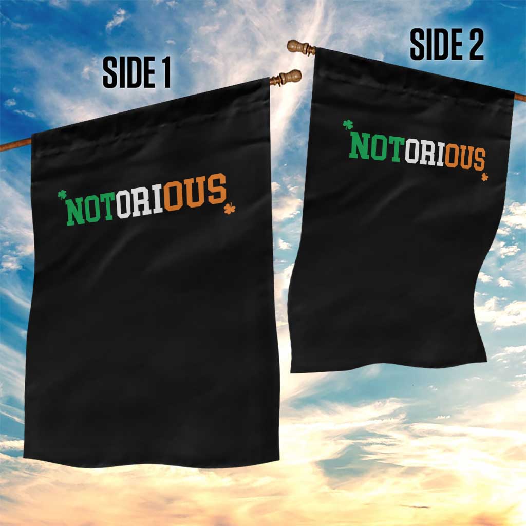 Irish Pride Boxing Fighting Notorious Garden Flag Irish Flag Lucky Shamrock Graphic TS10 Print Your Wear