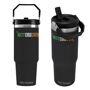 Irish Pride Boxing Fighting Notorious Flip Straw Tumbler Irish Flag Lucky Shamrock Graphic TS10 One Size: 30 oz Black Print Your Wear