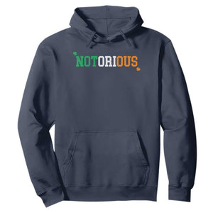 Irish Pride Boxing Fighting Notorious Hoodie Irish Flag Lucky Shamrock Graphic TS10 Navy Print Your Wear