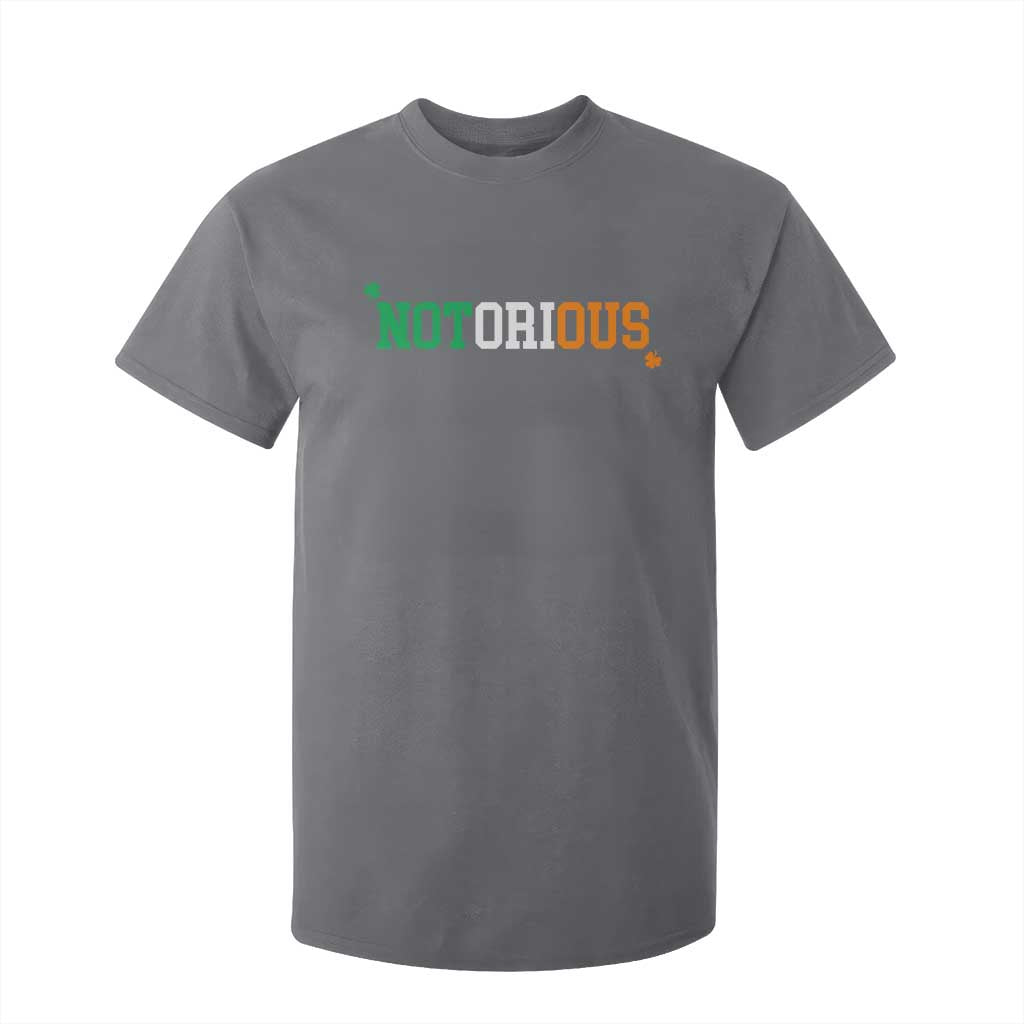 Irish Pride Boxing Fighting Notorious T Shirt For Kid Irish Flag Lucky Shamrock Graphic TS10 Charcoal Print Your Wear