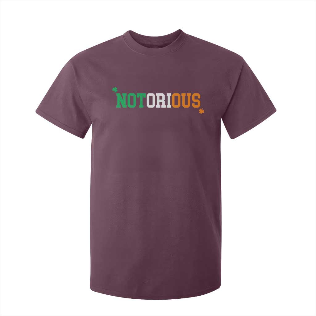 Irish Pride Boxing Fighting Notorious T Shirt For Kid Irish Flag Lucky Shamrock Graphic TS10 Maroon Print Your Wear