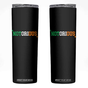 Irish Pride Boxing Fighting Notorious Skinny Tumbler Irish Flag Lucky Shamrock Graphic TS10 Black Print Your Wear