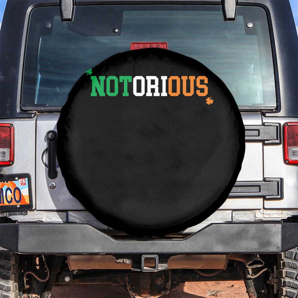Irish Pride Boxing Fighting Notorious Spare Tire Cover Irish Flag Lucky Shamrock Graphic TS10 No hole Black Print Your Wear