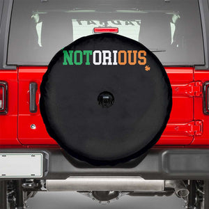 Irish Pride Boxing Fighting Notorious Spare Tire Cover Irish Flag Lucky Shamrock Graphic TS10 Black Print Your Wear