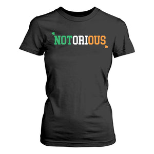 Irish Pride Boxing Fighting Notorious T Shirt For Women Irish Flag Lucky Shamrock Graphic TS10 Black Print Your Wear
