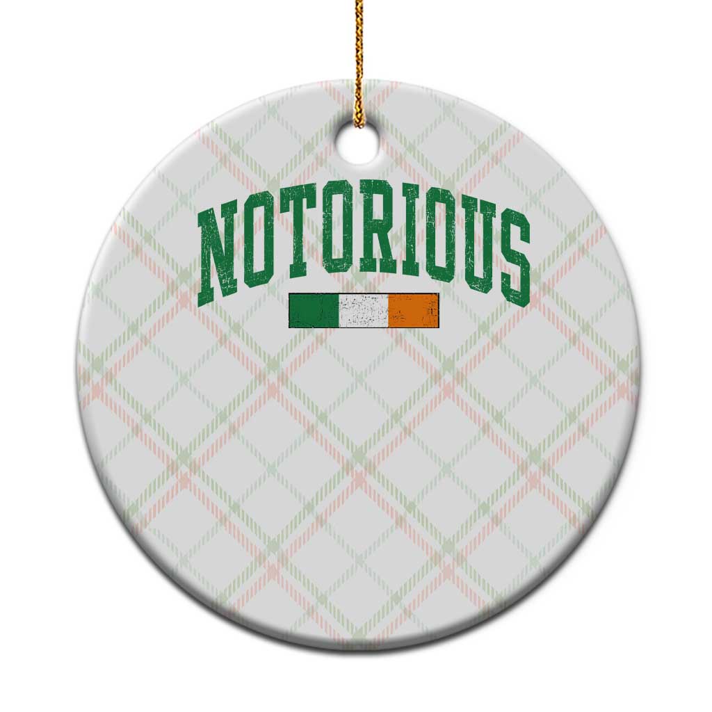 Vintage Irish Flag Notorious Ceramic Ornament Boxing Fans TS10 1pc Christmas Plaid Print Your Wear