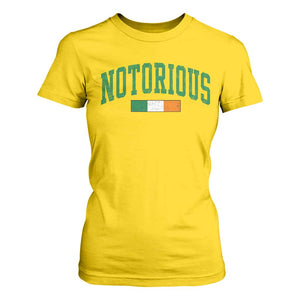 Vintage Irish Flag Notorious T Shirt For Women Boxing Fans TS10 Daisy Print Your Wear