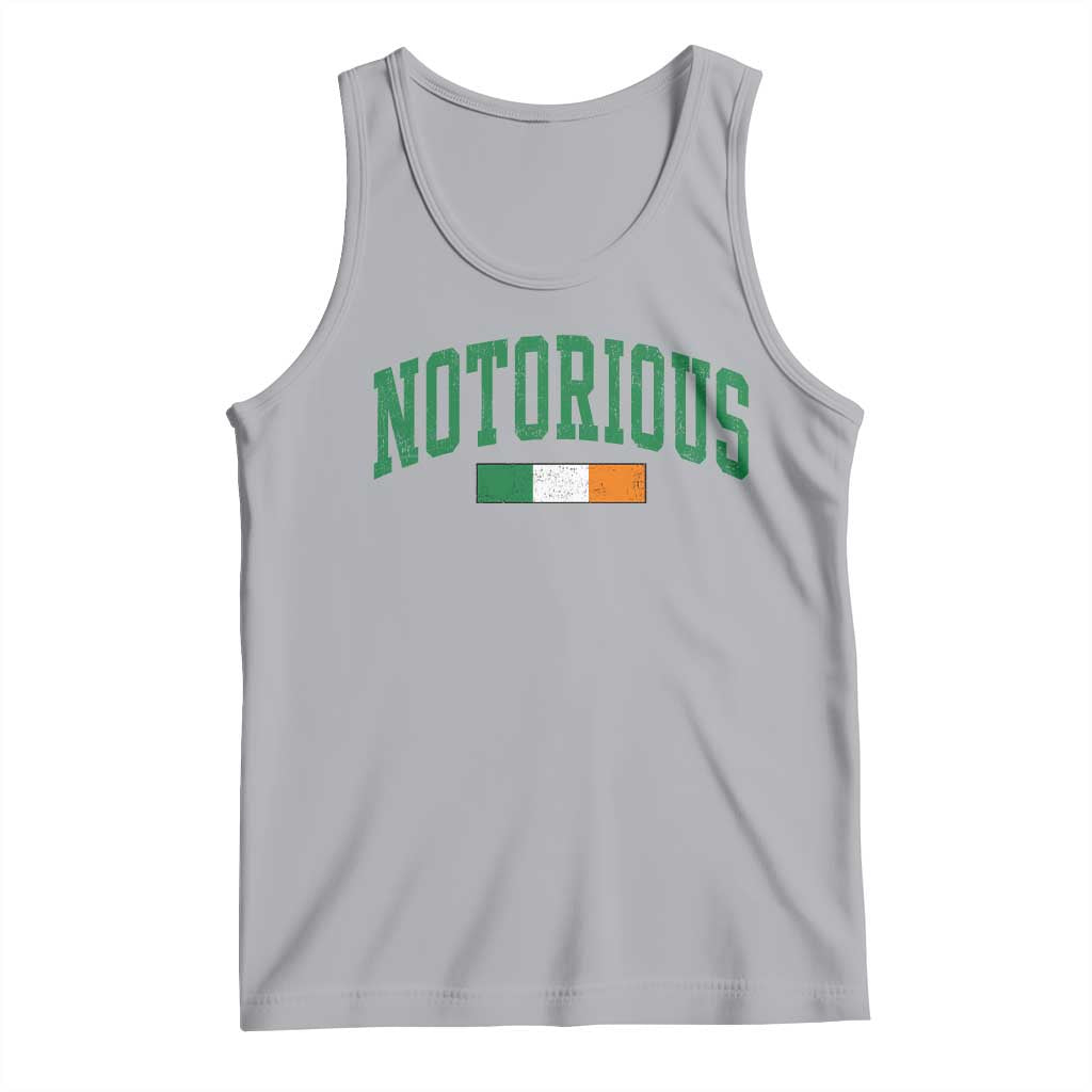 Vintage Irish Flag Notorious Tank Top Boxing Fans TS10 Athletic Heather Print Your Wear