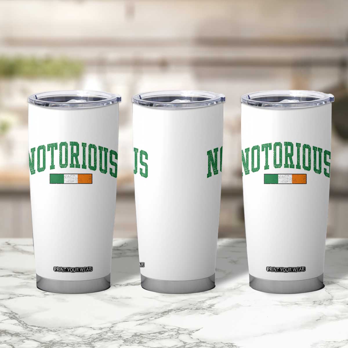 Vintage Irish Flag Notorious Tumbler Cup Boxing Fans TS10 Print Your Wear