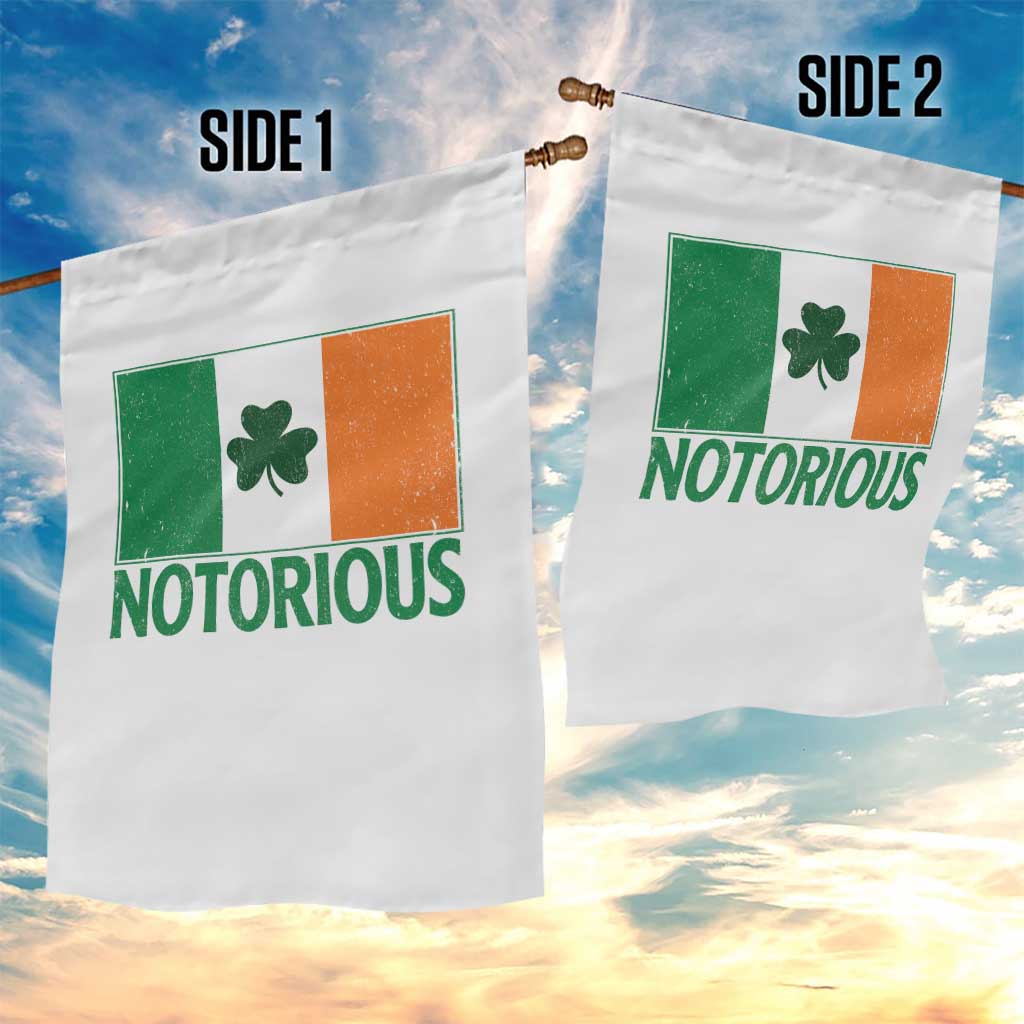 Irish Pride Boxing Fighting Notorious Garden Flag Vintage Ireland Flag Irish Retro Throwback TS10 Print Your Wear