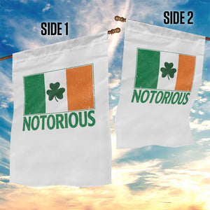 Irish Pride Boxing Fighting Notorious Garden Flag Vintage Ireland Flag Irish Retro Throwback TS10 Print Your Wear