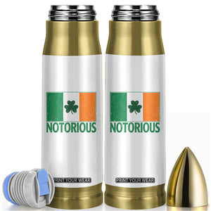 Irish Pride Boxing Fighting Notorious Bullet Tumbler Vintage Ireland Flag Irish Retro Throwback TS10 White Print Your Wear