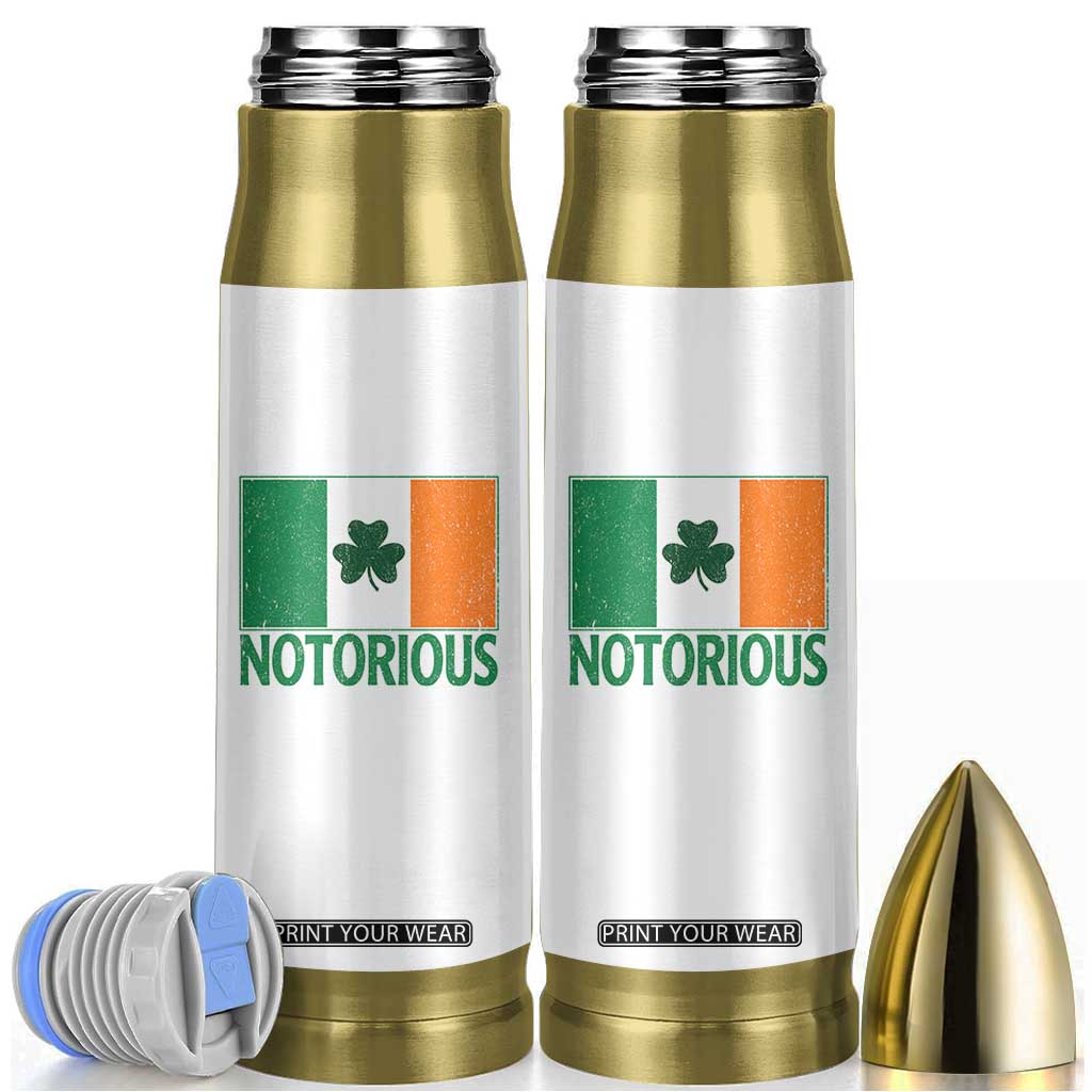 Irish Pride Boxing Fighting Notorious Bullet Tumbler Vintage Ireland Flag Irish Retro Throwback TS10 White Print Your Wear