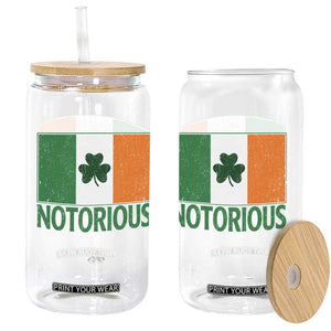 Irish Pride Boxing Fighting Notorious Glass Can Vintage Ireland Flag Irish Retro Throwback TS10 Print Your Wear