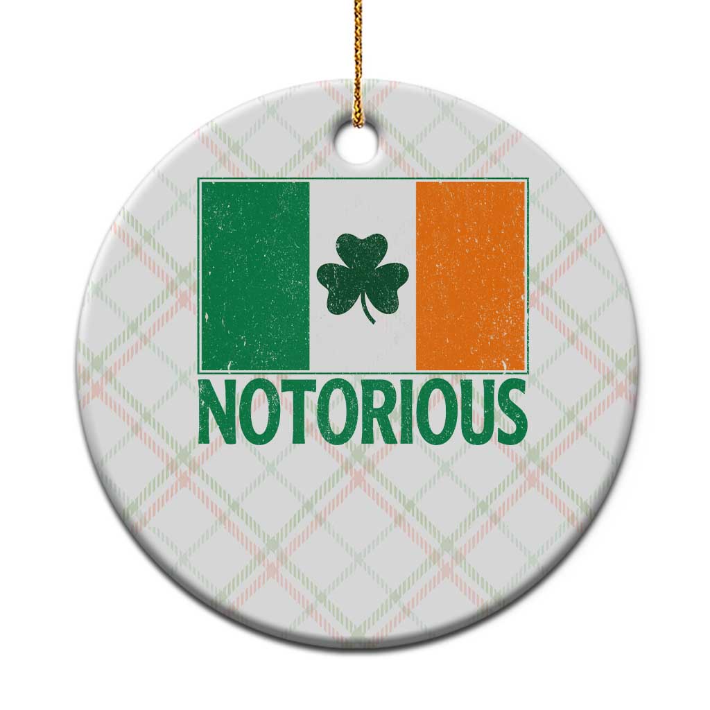 Irish Pride Boxing Fighting Notorious Ceramic Ornament Vintage Ireland Flag Irish Retro Throwback TS10 1pc Christmas Plaid Print Your Wear
