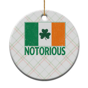 Irish Pride Boxing Fighting Notorious Ceramic Ornament Vintage Ireland Flag Irish Retro Throwback TS10 1pc Christmas Plaid Print Your Wear