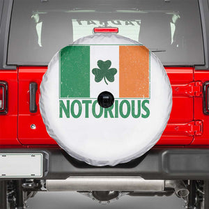 Irish Pride Boxing Fighting Notorious Spare Tire Cover Vintage Ireland Flag Irish Retro Throwback TS10 White Print Your Wear