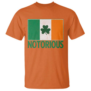 Irish Pride Boxing Fighting Notorious T Shirt Vintage Ireland Flag Irish Retro Throwback TS10 Orange Print Your Wear