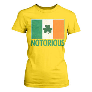 Irish Pride Boxing Fighting Notorious T Shirt For Women Vintage Ireland Flag Irish Retro Throwback TS10 Daisy Print Your Wear