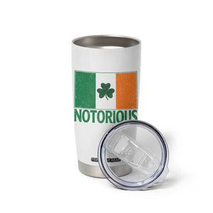 Irish Pride Boxing Fighting Notorious Tumbler Cup Vintage Ireland Flag Irish Retro Throwback TS10 Print Your Wear