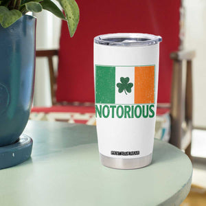Irish Pride Boxing Fighting Notorious Tumbler Cup Vintage Ireland Flag Irish Retro Throwback TS10 Print Your Wear