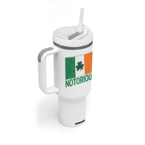 Irish Pride Boxing Fighting Notorious Tumbler With Handle Vintage Ireland Flag Irish Retro Throwback TS10 Print Your Wear