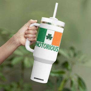 Irish Pride Boxing Fighting Notorious Tumbler With Handle Vintage Ireland Flag Irish Retro Throwback TS10 Print Your Wear