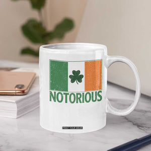 Irish Pride Boxing Fighting Notorious Coffee Mug Vintage Ireland Flag Irish Retro Throwback TS10 Print Your Wear