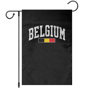Vintage Belgium Flag Graphic Garden Flag Belgian Pride Patriotic Gift TS10 Black Print Your Wear