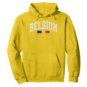 Vintage Belgium Flag Graphic Hoodie Belgian Pride Patriotic Gift TS10 Daisy Print Your Wear