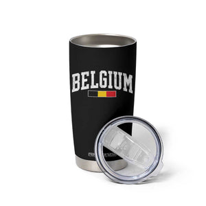 Vintage Belgium Flag Graphic Tumbler Cup Belgian Pride Patriotic Gift TS10 Print Your Wear
