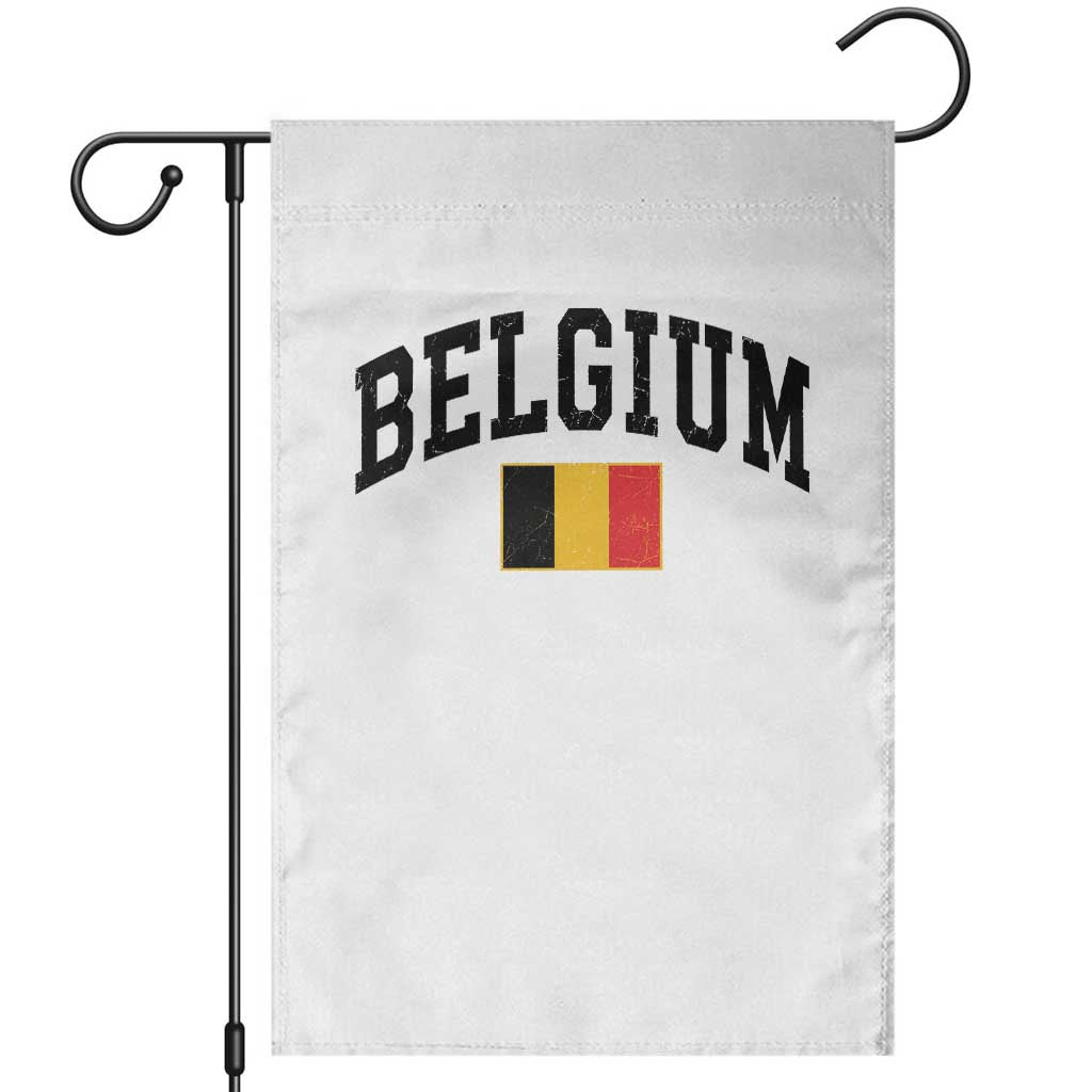 Vintage Belgium Garden Flag Belgian Soccer Football Pride Gift for Fans TS10 White Print Your Wear