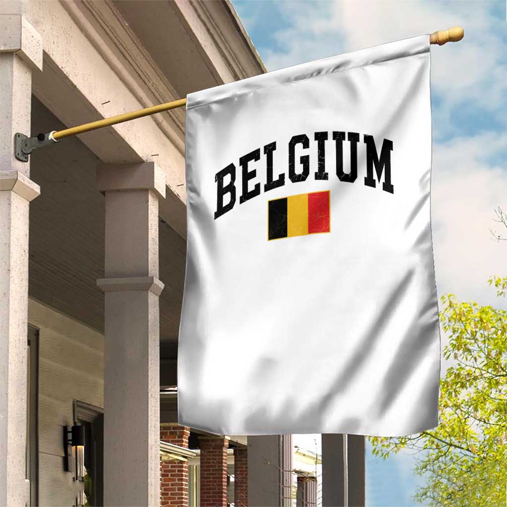 Vintage Belgium Garden Flag Belgian Soccer Football Pride Gift for Fans TS10 Print Your Wear