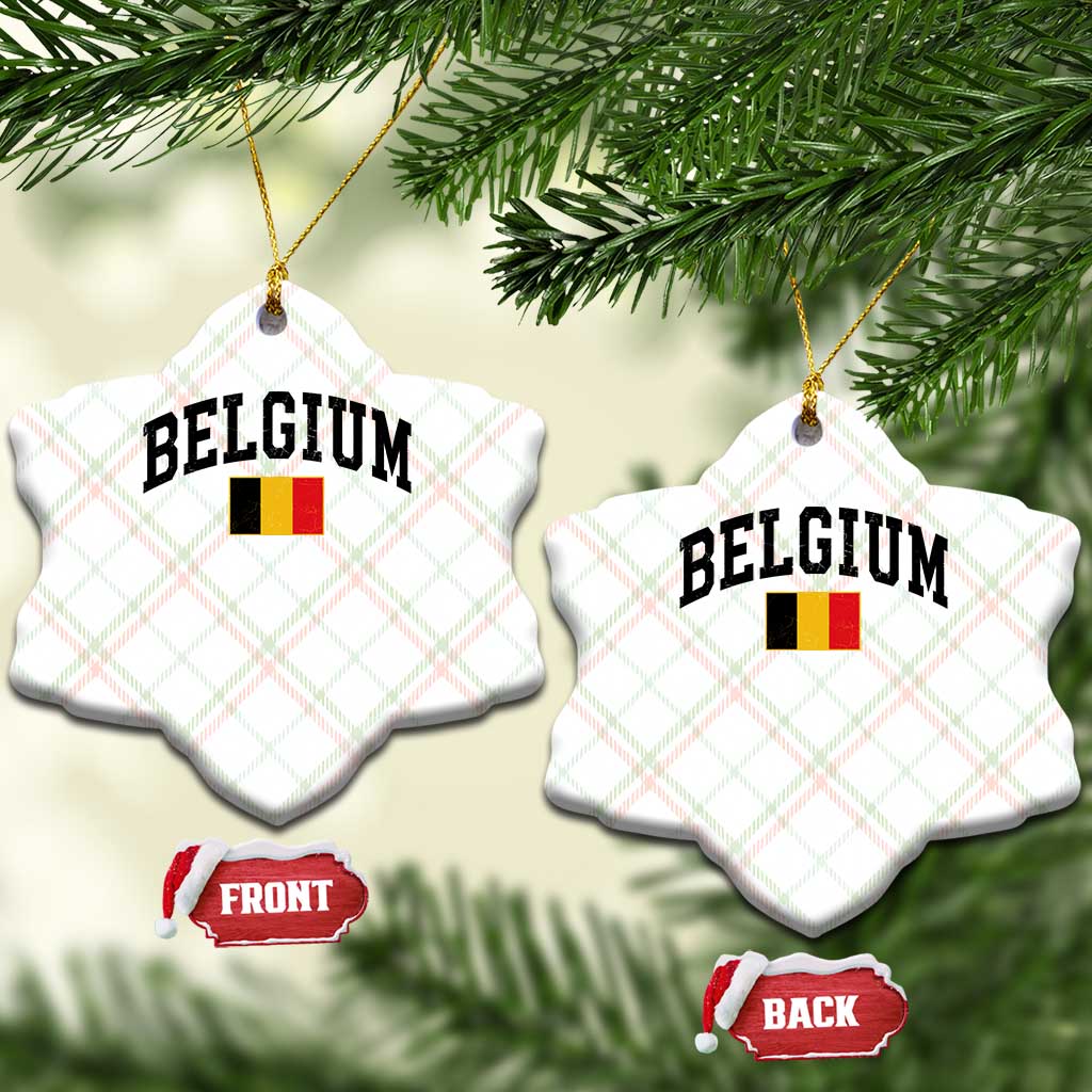 Vintage Belgium Ceramic Ornament Belgian Soccer Football Pride Gift for Fans TS10 Print Your Wear